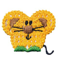 No Slippy Hair Clippy Taylor Crochet Mouse Gold