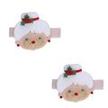 Lilies & Roses Hair Clips Mrs. Claus