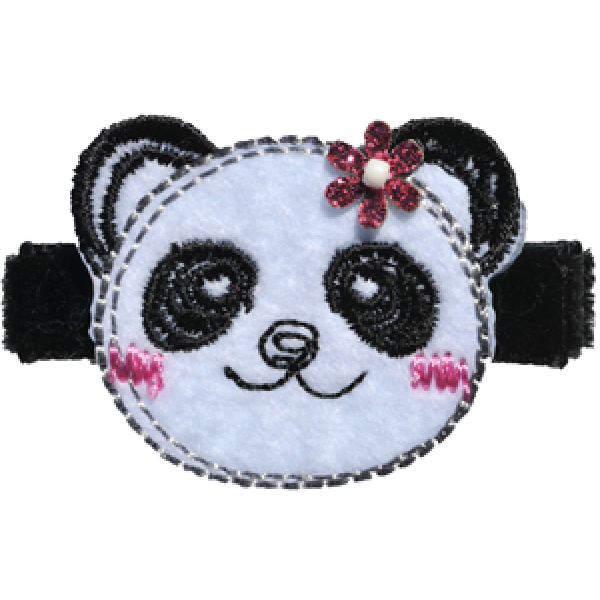 No Slippy Hair Clippy Winnie Animal Faces Panda